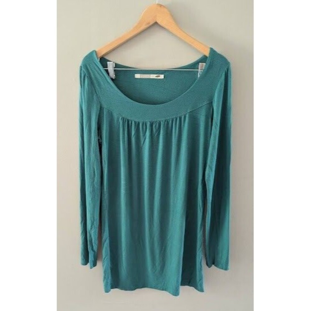 Athleta Women’s Large Teal Long Sleeve Tunic Top